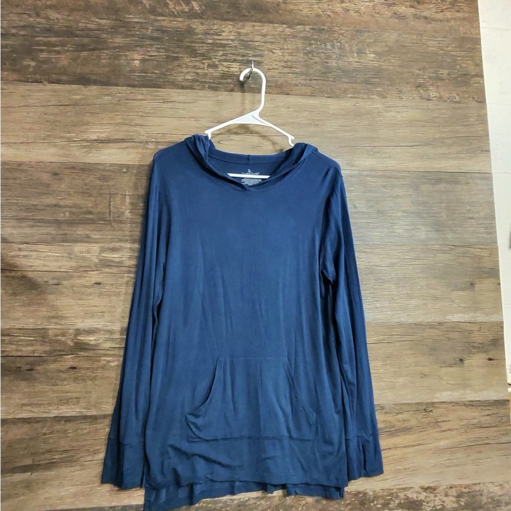 Cuddl Duds Teal Hooded Top‎